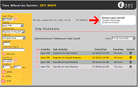 Time Allocation System